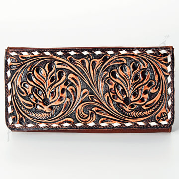 American Darling Wallet Hand Tooled Genuine Leather Western Women Bag | Handbag Purse Wristlet Travel Clutch